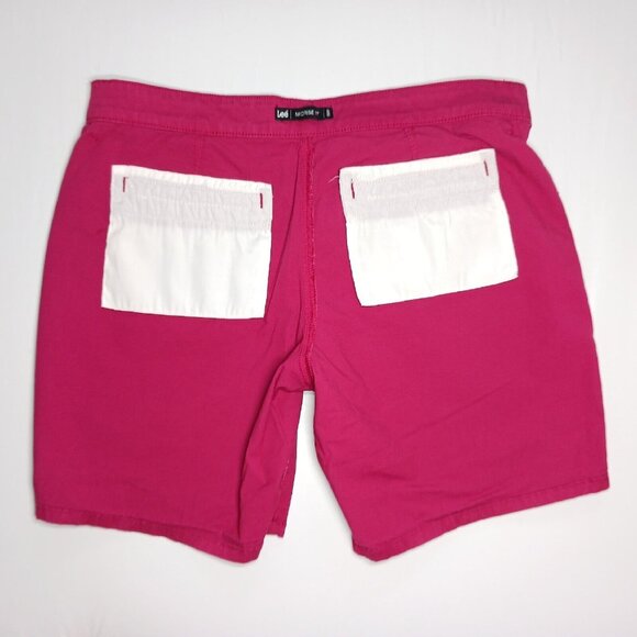 Lee 1889 Womens 14P Midrise Fit 8" Utility Bermuda Short Cranberry 14 Petite - Picture 6 of 9